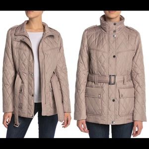 London Fog Belted Quilted Puffer 🐦